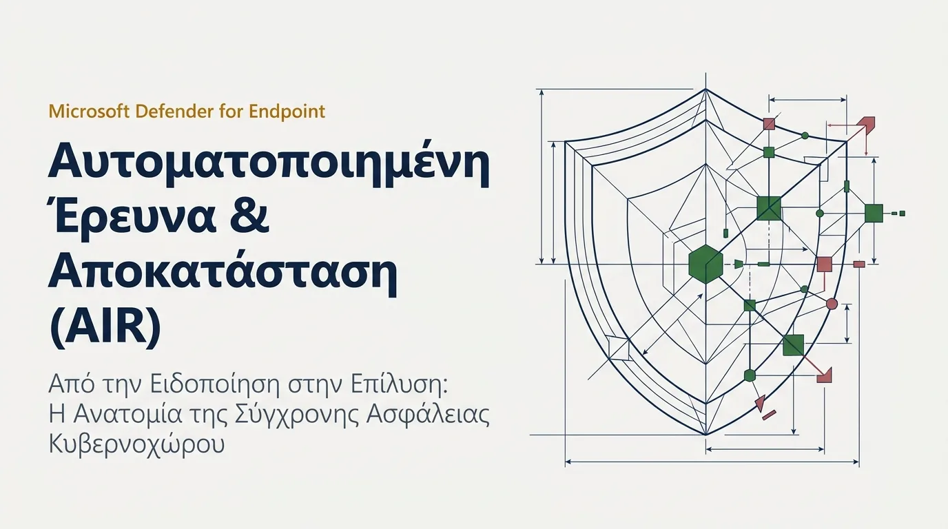 Η εξέλιξη του Automated Investigation & Response στο Microsoft Defender, από το χειροκίνητο triage στην αυτόνομη απόκριση