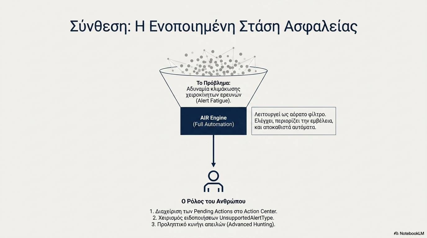 Η συνεργασία ανθρώπου και AI στο σύγχρονο SOC: το AIR αναλαμβάνει τον όγκο, ο άνθρωπος την κρίση