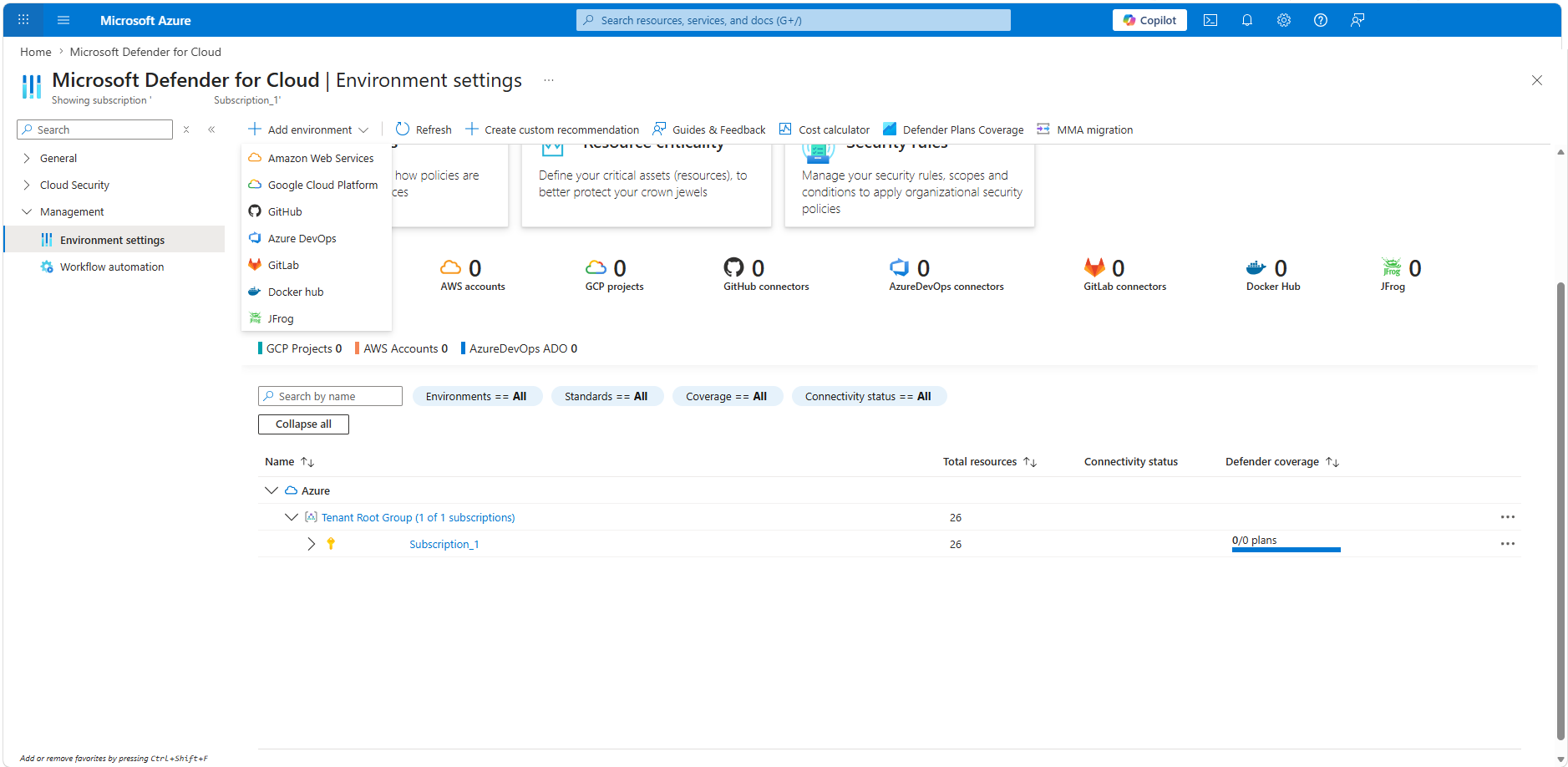 Adding AWS and GCP environments to Microsoft Defender for Cloud through native multicloud connectors