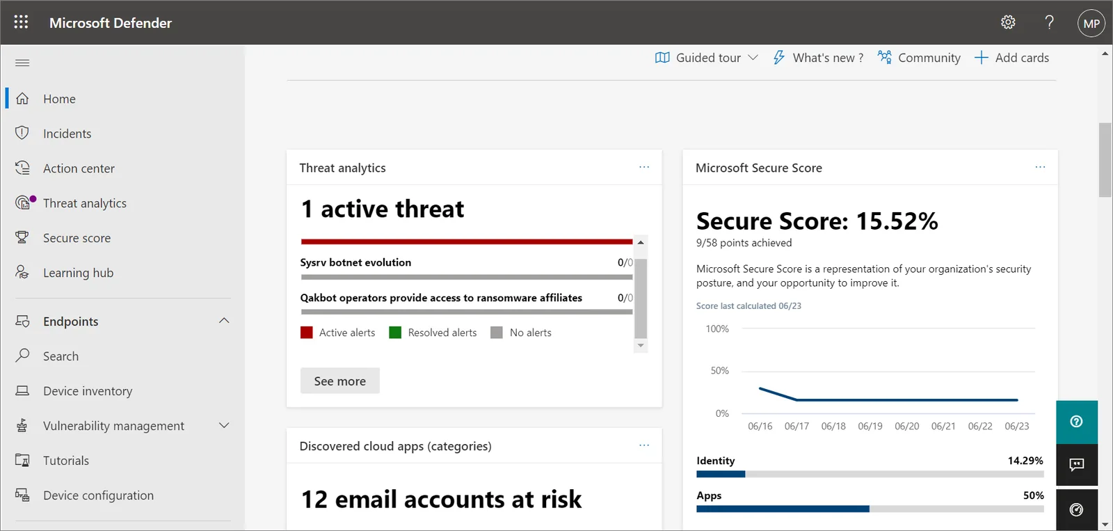 Microsoft Secure Score για τον Έλληνα ΥΑΣΠΕ (NIS2